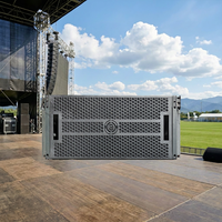 Haut-parleur Line Array externe à trois voies de performance professionnelle de grande envergure, série LS3 MRL, avec aimant néodyme, 8 Ohm 250W, enceinte en bois LF