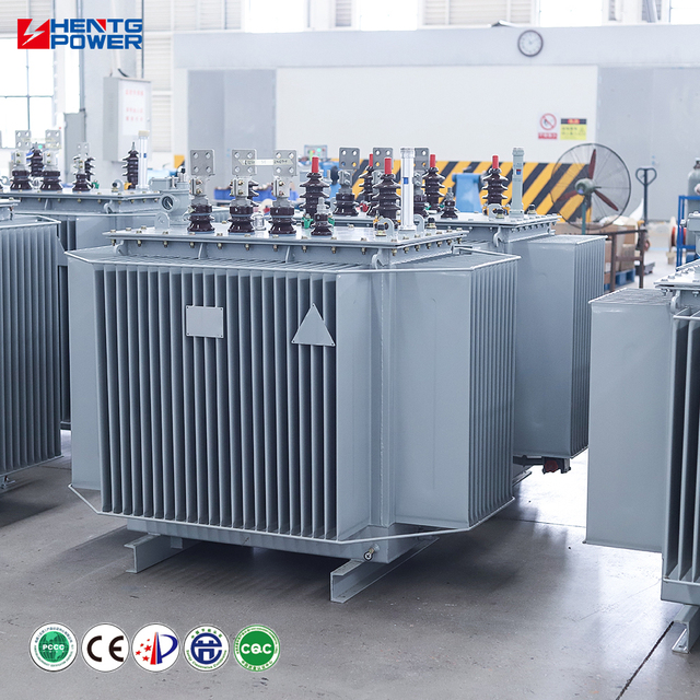 Hentg Power Transformer 6.3KV 10KV 20KV 250kVA 315kVA 400KVA  630kVA Three Phase Oil Immersed Variable Voltage Transformer