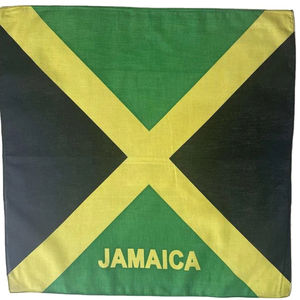 Bandanas avec drapeaux jamaïcains en gros, impression de logo personnalisée, écharpe multifonctionnelle - Product Image 1