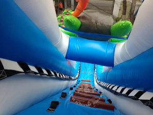 Toboggan aquatique personnalisé le monde sous-marin <span class=keywords><strong>Nice</strong></span> Big Rent Toboggan gonflable commercial humide et sec gonflable pour la location - Product Image 4