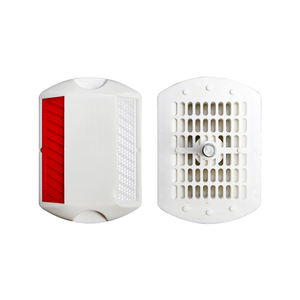 Пластиковая дорожная шпилька кошачий глаз Светоотражающие Маркеры высокой интенсивности призматический прочный белый ретро - Product Image 6