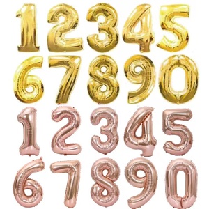 32 Inch Aluminum Foil Birthday Wedding Party Decoration Birthday Balloon Number Balloon 0-9 Christmas Decoration - Product Image 1