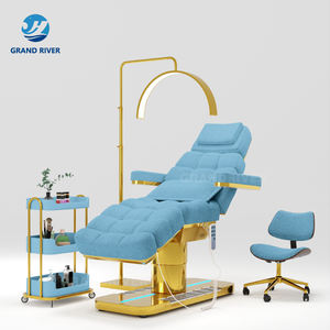 Original Design Facial Bed Electric Beauty Bed Salon Massage Table Reclining 4 Motors Fabric <strong>Lash</strong> Bed for Eyelash - Product Image 5
