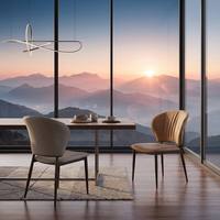 Chaises de salle à manger modernes en cuir PU, design nordique de luxe, pieds en métal, rembourrage en cuir, pour salle à manger, restaurant