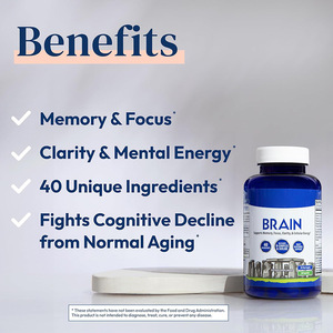 OEM bổ sung não khỏe mạnh cải thiện chức năng nhận thức, trí nhớ và viên nang thông minh bổ sung thảo dược - Product Image 2
