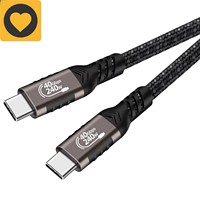 Cable USB C a USB C, Cable de Carga Rápida de 240W Tipo C, Cable USBC Trenzado para iPhone 17, Galaxy S25, Laptop