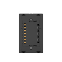 SIXWGH US Standard Interrupteur tactile intelligent à 2 touches RF433 Étanche Montage mural 2 lumières Contrôle indépendant Multi-contrôle activé 10A
