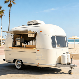 Juice Concession Trailer Mobile Beverage Trailer Towable Hot Dog Cart With Grill Baked Potatoes Food Truck - Product Image 5