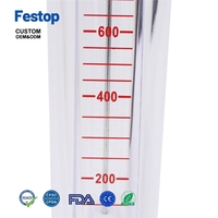 Festop Plastic buisvormige waterstroommeter Meetbereik 100-1000L/H Zeer nauwkeurig meetinstrument voor pijpleidingtoevoer voor water