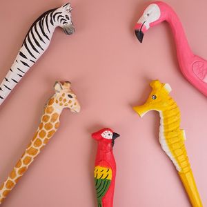 Suporte personalizado 3d animal decoração massageador, riscador de costas de madeira - Product Image 4