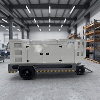 Groupe électrogène mobile remorquable tout-terrain 4 roues, alimenté par Weichai, 10kW-1000kW, résistant aux intempéries, module énergétique sur mesure, silencieux, avec ATS