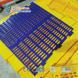 Grilles linéaires haute performance en polyuréthane de 50 mm à fentes allongées, bonne <span class=keywords><strong>élasticité</strong></span>, certifiées ISO CE, pour <span class=keywords><strong>matériaux</strong></span> concassés - Product Image 5