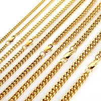 Collier Hip-hop en acier inoxydable avec fermoir en forme de jour, collier cubain poli et crypté, bracelet pour homme, accessoire