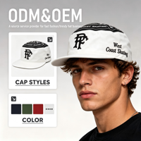 Topi Snapback 5 Panel Model Baru, Bordir 3D Custom, 100% Katun, Gaya Hip Hop, Cocok untuk Aktivitas Luar Ruangan, Laris Manis