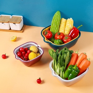 2025 Bán Buôn Nhà Máy Cống Giỏ 8-Mảnh Đặt Nhà Bếp Hộ Gia Đình Rửa Cống Giỏ Trái Cây Và Rau Giỏ Lưu Vực - Product Image 3