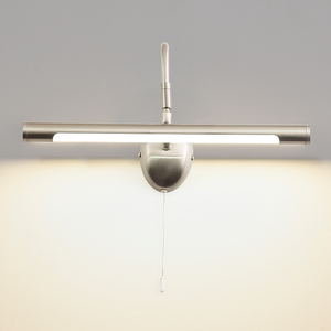 Minimalist LED Wall <b>Lamp</b> Stainless Steel <b>Silver</b> Rectangular 4100K Neutral White Bathroom Lighting Wall-Mounted Switch Control - Product Image 5