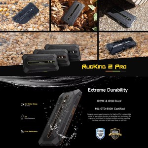 Teléfono Resistente Ulefone RugKing 2 Pro AI, Pantalla de 5.45'', Android 15, 4GB+128GB, Unisoc T7250, NFC, Batería de 4550mAh, Smartphone Global - Product Image 6