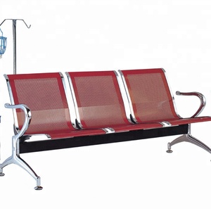 2-Seater Chrome Steel Airport Waiting <b>Chair</b> Public Seat for Optimal Comfort - Product Image 5