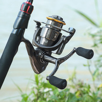 Moulinet de pêche LINNHUE LK1000-3000 à poignée simple ou double, frappe 10 kg, moulinet spinning, accessoire de pêche, moulinet de pêche en mer Pesca