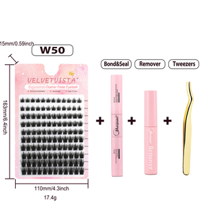 <span class=keywords><strong>Cils</strong></span> individuels Doe Eye DIY en grappe, ronds et larges, 8-14mm, pour un look <span class=keywords><strong>de</strong></span> poupée jeune et innocent - Product Image 6