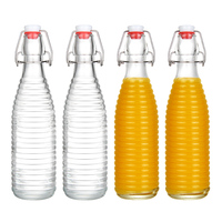 Usine 500ml 1000ml Verre Flip Top Bouteilles Cap pour Boisson Bouteille D'eau Boucle Couvercle Swing Top