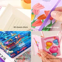 Carnet de notes scolaire portable A7 pour enfants, design mignon de dessin animé, couverture en papier, cadeau