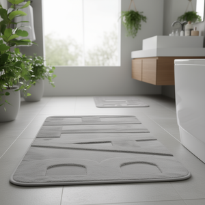 Tapis de bain MEMORY gris (75x45cm) TABA4575GR - Product Image 3