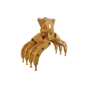 Accesorios de garra mecánica personalizados para excavadora: motor, bomba y engranajes para maquinaria de construcción con rotación de 360° y garra para madera - Product Image 3