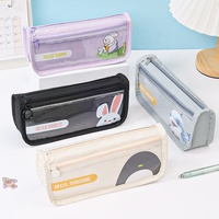 Trousse à crayons de dessin animé coréen personnalisé pour enfants sac à crayons scolaire promotionnel avec de beaux garçons pour les étudiants et pochette à crayons