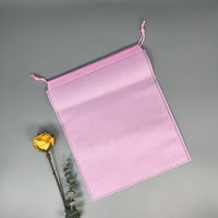Pochette de rangement anti-poussière en non-tissé avec logo personnalisé, sac à cordon pour chaussures, sacs à main, vêtements, cadeaux et accessoires