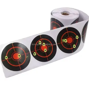 100 Stück/Rolls chießen Ziel 3 Zoll Adhesive Shoot Targets Splatter Reaktive Aufkleber für die Jagd im Freien Schieß training Ziel