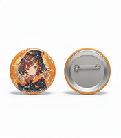 Badges et broches tendance à l'effigie de personnages de dessins animés, épingles personnalisées avec logo doré peint sur mesure, forme personnalisée, accessoires pour usage quotidien
