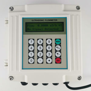 RS485 Modbus HVAC pengukur aliran ultrasonik pemasangan dinding DN100 penjepit Sensor aliran Gas air Output 4-20mA - Product Image 3