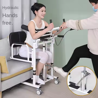 Ascenseur chaise de transfert dispositif de soins aux personnes âgées pliant douche toilette salle de bain auxiliaire levage commode chaise pour personnes handicapées