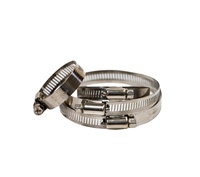 Colliers de serrage à vis sans fin réglables en acier inoxydable de haute qualité 201/304/316, collier de serrage pour radiateur - Système de mesure métrique