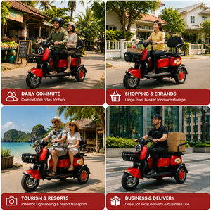 จักรยานไฟฟ้า<span class=keywords><strong>ส</strong></span>ามล้อแบตเตอรี่48V/60V/72V <span class=keywords><strong>ส</strong></span><span class=keywords><strong>กู</strong></span><span class=keywords><strong>ต</strong></span><span class=keywords><strong>เตอร์</strong></span>ช่วยการเคลื่อนที่สำหรับผู้ใหญ่เหมาะสำหรับการเดินทางในชีวิ<span class=keywords><strong>ต</strong></span>ประจำวัน - Product Image 5