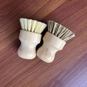 Brosse de nettoyage en bambou naturel de haute qualité, zéro déchet, avec manche en bambou - Product Image 2