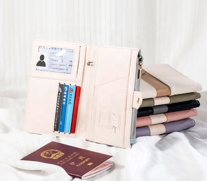 Bán buôn tùy chỉnh PU da da chủ thẻ du lịch ví thăng hoa Bìa hộ chiếu khoảng trống - Product Image 5
