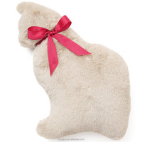 Coussin décoratif en peluche en forme de chat pour canapé, coussin de sol moelleux, coussin de dossier pour la maison, coussin lombaire pour siège - Grande Vente