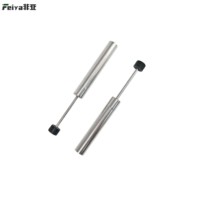 Amortisseur à piston hydraulique à fermeture douce - Finition galvanisée en acier inoxydable pour accessoires de montage de meubles et quincaillerie