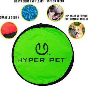 Pet Flippy <span class=keywords><strong>Flopper</strong></span> 9 "Flying Disc Soft Dog Toys Flota en el agua y seguro en los dientes - Product Image 4