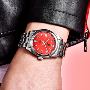 Reloj mecánico de marca de lujo para hombre Benyar 5185, reloj de pulsera automático Original, diseño de esqueleto, función de reserva de energía, logotipo personalizado - Product Image 5