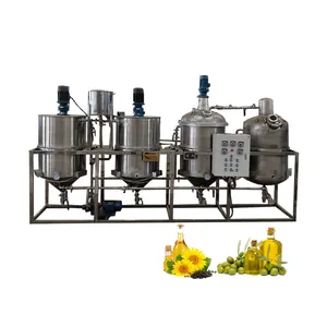 Crude Palm Oil Refinery Plant Edible Oil Refining Machines Production Line Customization Large Edible Oil Refining Equipment