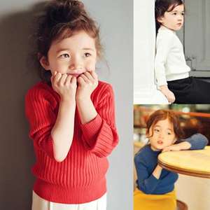 Pulls slim à rayures unies pour filles, nouveau design, provenant du marché de gros chinois - Product Image 2