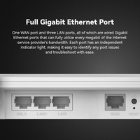 Routeur Wi-Fi 6 double bande LB-LINK BL-AX3000 3000 Mbps avec OFDMA MU-MIMO WPA3 et Easy Mesh pour une couverture de toute la maison