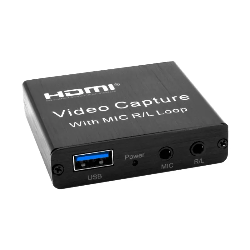 Hot 4K 60fps Game Capture Geräte karte Live-Streaming HD auf USB 3.0 Video Capture-Karte für Xbox PS4 Live Streaming Capture