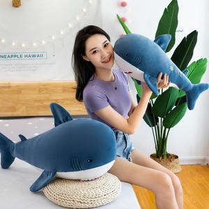 OEM ODM al por mayor creativo animal de peluche de tiburón lindo bebé suave tiburón almohada de peluche de juguete - Product Image 5