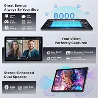 Tablet Android 16 M70 2-in-1 dengan Keyboard, Layar 11 Inci T7250 Octa-Core, RAM 24GB/ROM 256GB + TF 2TB, Kamera 16MP+8MP, Layar IPS 1024x576, Baterai 8000mAh