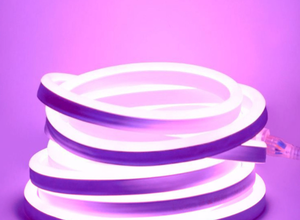 Ruban LED néon flexible DC12V RGBIC, indice de protection IP65, dimmable, sûr, flexible, éclairage de fond pour bureau, certifié CE - Product Image 2