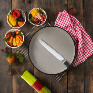 Spatola Lunga e Dritta con Manico Solido per Utensili da Pasticceria e Cottura - Product Image 3
